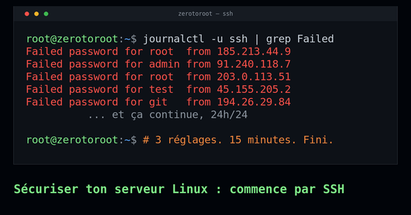 Sécuriser ton serveur Linux : commence par SSH